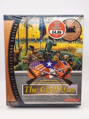 1995 FACTORY SEALED PC BIG BOX GAME THE CIVIL WAR SPECIALIST COLLECTORS EDITION - Image 1 of 4