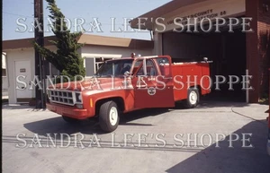 Feuerwehrapparat Dia 1980 LACOFD Malibu 1977 GMC R6 #10810 - Bild 1 von 1
