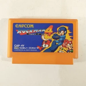 RockMan 4 Aratanaru Yabou!! Mega Man (Nintendo Famicom FC NES 1991) Japan Import - Picture 1 of 11