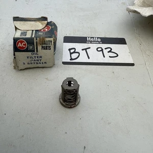 NOS GM 1969 1970 Chevrolet Corvette 427 Oil Filter Bypass Valve New Old Stock - Picture 1 of 1