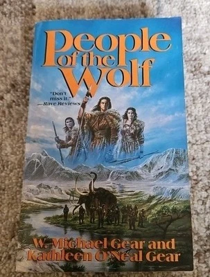 People of the Wolf by W. Michael Gear 1990 1st Edition Pb Tor Fantasy Foto 1 de 3
