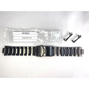 Original Neu Seiko 5 Sports Schwarz Edelstahl Armband 22mm SRPD65K1 - Bild 1 von 9