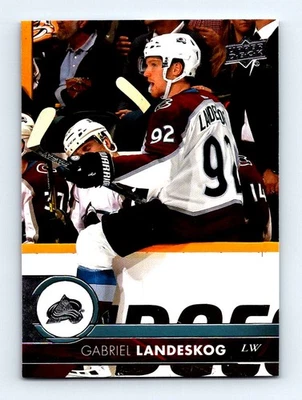 #296 2017-18 Upper Deck Gabriel Landeskog Colorado Avalanche - Image 1 of 2