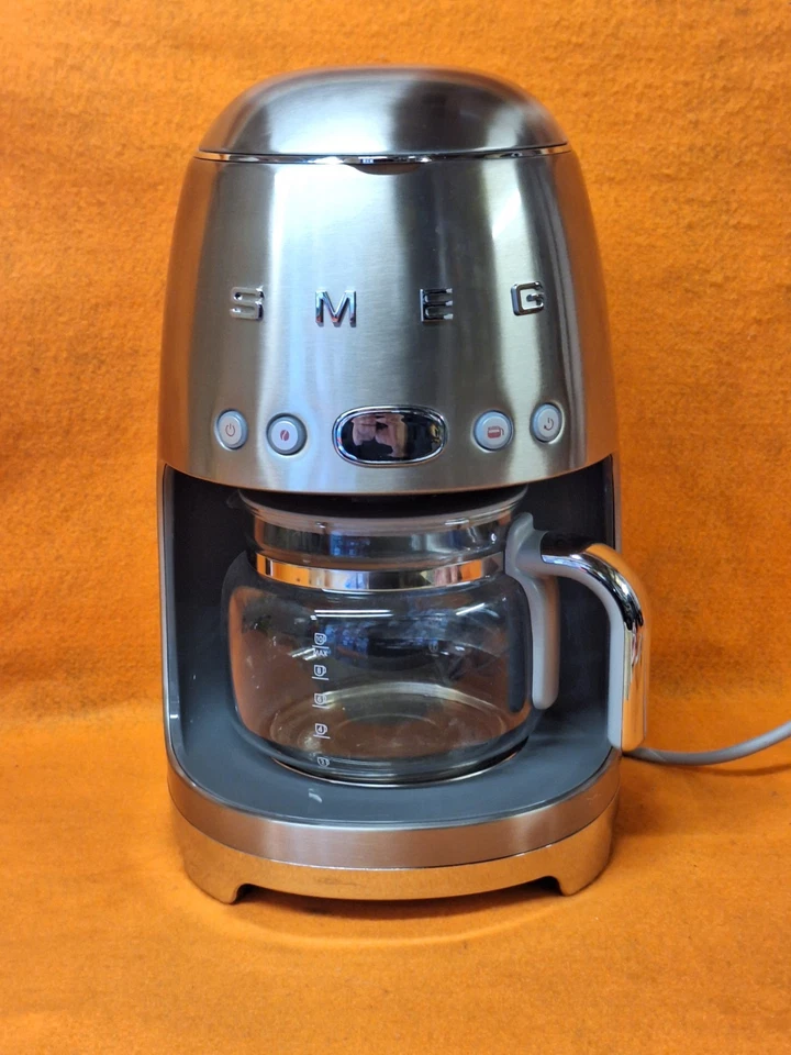 Smeg Drip Filter Coffee Machine Digital Display DCF02SSUK In Stainless Steel  - Image 1 of 4