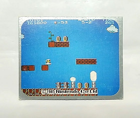 (Game Item) Mini Card, Famicom, No.207, Super Mario Bros, 1985, EX, Amada.