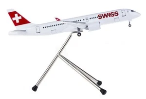 1:200 Hogan SWISS Bombardier CS300 Passenger Airplane ABS Plastic Aircraft Model - Picture 1 of 3