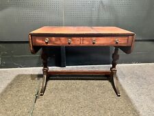 1820s mahogany duncan phyfe sofa table drop leaves Regency  console hall piece