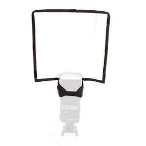 New Foldable Speedlight Reflector Snoot Sealed Flash Diffuser For Sony For Canon - Picture 1 of 7