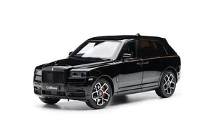Rolls-Royce Cullinan 1:18 negro con rayas doradas (caja púrpura) - edición limitada... - Imagen 1 de 7