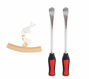 Tire lever tool spoon, two (2) pcs,1 rim protector and case, for tire change - Picture 1 of 1