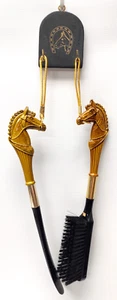 ¿De colección años 70? Cabeza de caballo tallada ~ Cuerno de zapato, cepillo y percha ~ 11 pulgadas ~ Japón - Imagen 1 de 21