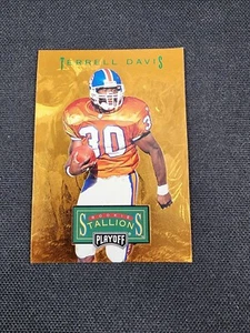1996 Playoff Trophy Contenders Rookie Stallions Terrell Davis #RS-5 HOF (RB) - Picture 1 of 2