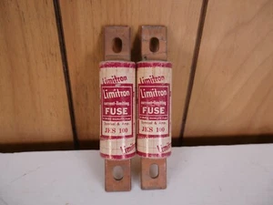 2 Limitron JKS-100 100A 600VAC Class J Fuse Fast Acting Current Limiting Type - Picture 1 of 4