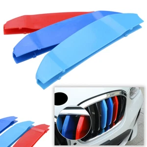 3x M-Color Kidney Grille Bar Decor Stripe Clips Cover For BMW X3 G01 2018- 2019 - Picture 1 of 8