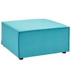 Modway Furniture Saybrook Patio Sofa Ottoman, Turquoise - Eei-4211-Tur