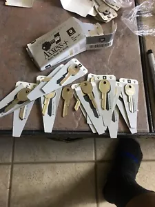 Axxess # 9 Key Keys Blank Assortment BOX OF 15 Locksmith Hardware Key shop - Picture 1 of 1
