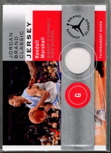 B1300- 2012-13 SP Authentic Jordan Brand Classic Jerseys 13 #KM Kendall Marshall - Picture 1 of 2