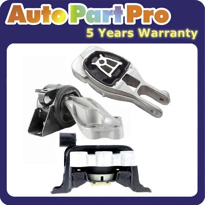 Para 2014-17 Chevrolet Sonic 1.6L 1.8L motor e conjunto de montagem trans automática 3 peças - Imagem 1 de 4