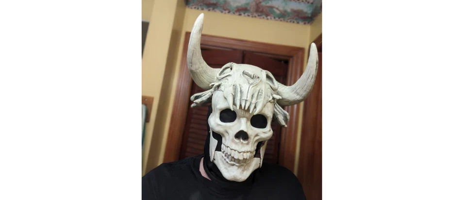 Rubber barbarian helmet - Image 1 of 1