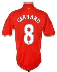 CAMISETA DE FUTBOL LOCAL LIVERPOOL 2008/2010 ADIDAS S #8 GERRARD - Imagen 1 de 6