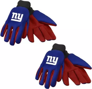 Set of 2 NFL Team New York Giants Utility Gloves - Picture 1 of 3
