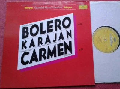 Karajan Berliner Philharmoniker / Ravel - Bolero / Bizet - Carmen 12" Maxi Vinyl - Bild 1 von 2