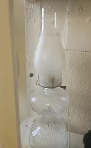 Vintage Glass Electric Lamp - Picture 1 of 2