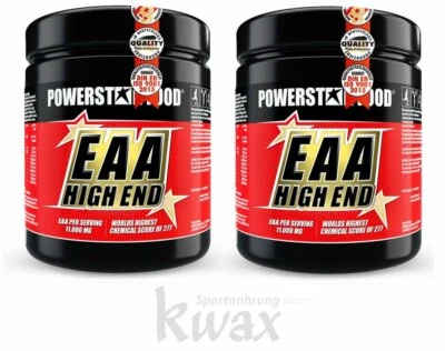 (EUR 52,17/kg) 2er-Pack Powerstar Food - EAA High End 2 x 500g Pulver