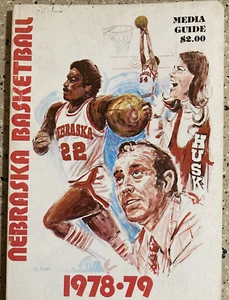 1978-79 NEBRASKA HUSKERS NCAA MENS BASKETBALL SCHEDULE MEDIA Guide Yearbook VTG - Picture 1 of 4