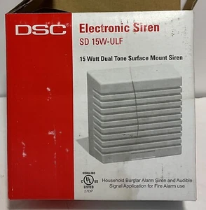 DSC SD 15W-ULF Electronic Siren - New in opened box - Picture 1 of 4
