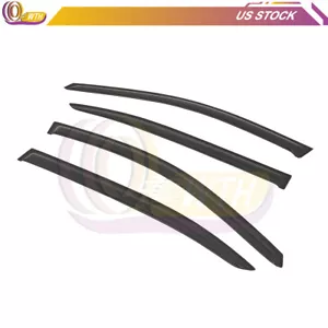 For 2008-2012 Honda Accord Sedan 4-Door Extended Window Visor Sun Rain Guard - Foto 1 di 9