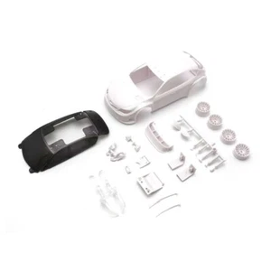 Kyosho Mini-Z White Body Set Subaru Impreza WRC2008 w/Rims 1/27 AWD RC #MZN221 - Picture 1 of 2