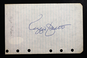 Reggie Jackson New York Yankees HOF Signed 4X5 Album Vintage Autograph PSA COA