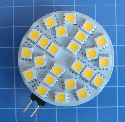 10x G4 LED Bulb 24-5050 SMD lamp Cabinet Light DC 12~24V Warm White 370LM #YB - Image 1 of 3