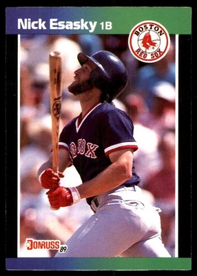 Nick Esasky 1989 Donruss Traded #T-18 Red Sox MLB READ FREE SHIP AutographDen - Image 1 of 2