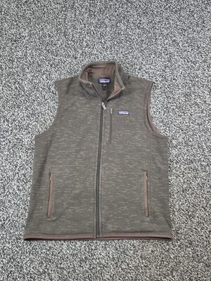 Chaleco polar suéter Patagonia Better para hombre talla grande marrón senderismo al aire libre Foto 1 de 4