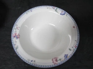 Oneida Select Collection Blue Lattice Soup Cereal Bowls  7" Set of 6 - Picture 1 of 3