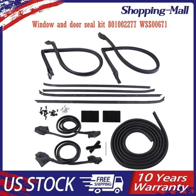 KIT DE SELLADO DE RESISTENCIA PARA CAMARO FIREBIRD 70-81 PUERTA VENTANA BARRIDO BARANDILLA DE TECHO MALETERO Foto 1 de 4