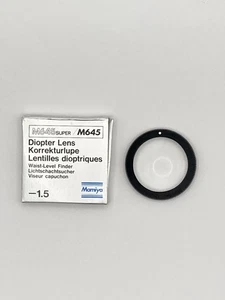 -1.5 [ Top MINT ] Mamiya Diopter Lens M645 Super Waist Level Finder N From JAPAN - Picture 1 of 8