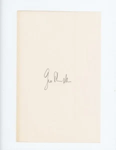 George Plimpton Signed Auto Paper Author Paper Lions The Simpsons - Picture 1 of 1