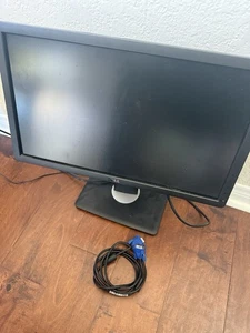 Dell P2012H Black 20" Wide LCD Monitor DVI VGA 2-Port USB Hub W5HWR C730C 8VVND - Picture 1 of 5