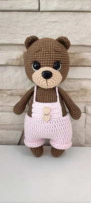 Amigurumi Bär gehäkelt Handarbeit - Bild 1 von 4