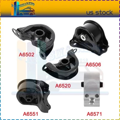 Juego de 5 piezas de kit de montaje de motor para Acura Integra 8027 1994-2000 8894 8028 Foto 1 de 4