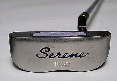 Ping Serene B60 Blade Putter Right Handed 31.5" Slight Arc Steel Shaft Bad Grip - Image 1 of 4
