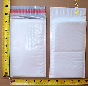 5 #000 4x8 HEFTY ARMOR-LITE Poly Bubble-Out Shipping Mailers / Padded Envelopes - Picture 1 of 1