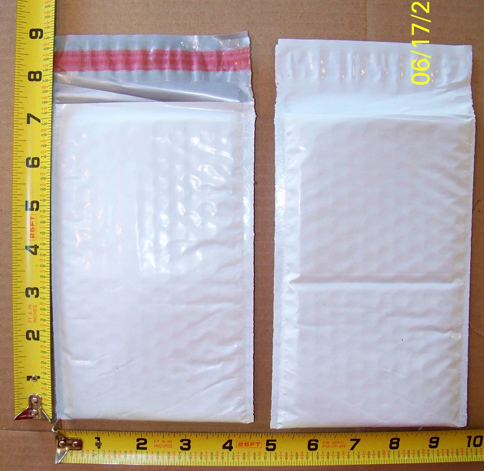 5 #000 4x8 HEFTY ARMOR-LITE Poly Bubble-Out Shipping Mailers / Padded Envelopes - Image 1 of 1