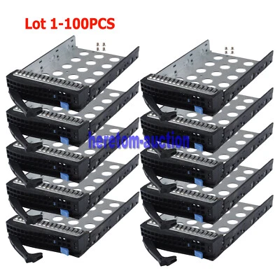 LOT SuperMicro 01-SC93301-XX00C003 3.5 SAS/SATA Hard Drive Caddy w/screws - Image 1 of 4