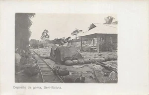 Bolivia - Departamento del Beni - Deposito de goma - FOTO POSTAL - Ed. desconoci - Picture 1 of 2