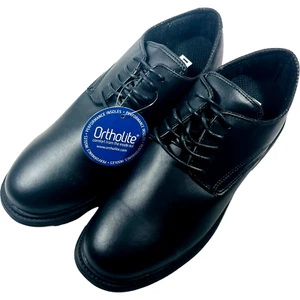 LawPro by Quartermaster Zapatos de Policía Oxford Negros Zapatos para Hombre - Talla 10 M - NUEVO - Imagen 1 de 8