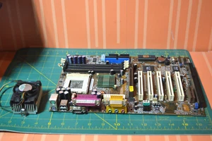 Vint Asus CUV4X Socket 370 694X Motherboard AGP/PCI/ISA w Heatsink/fan - Picture 1 of 1